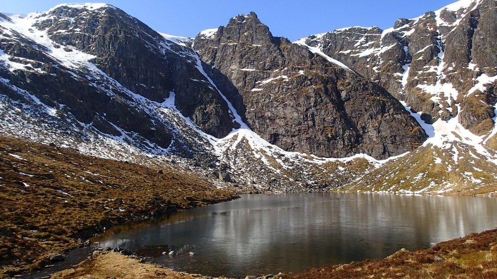 Bellevue and Pinnacle buttresses Creag Meagaidh