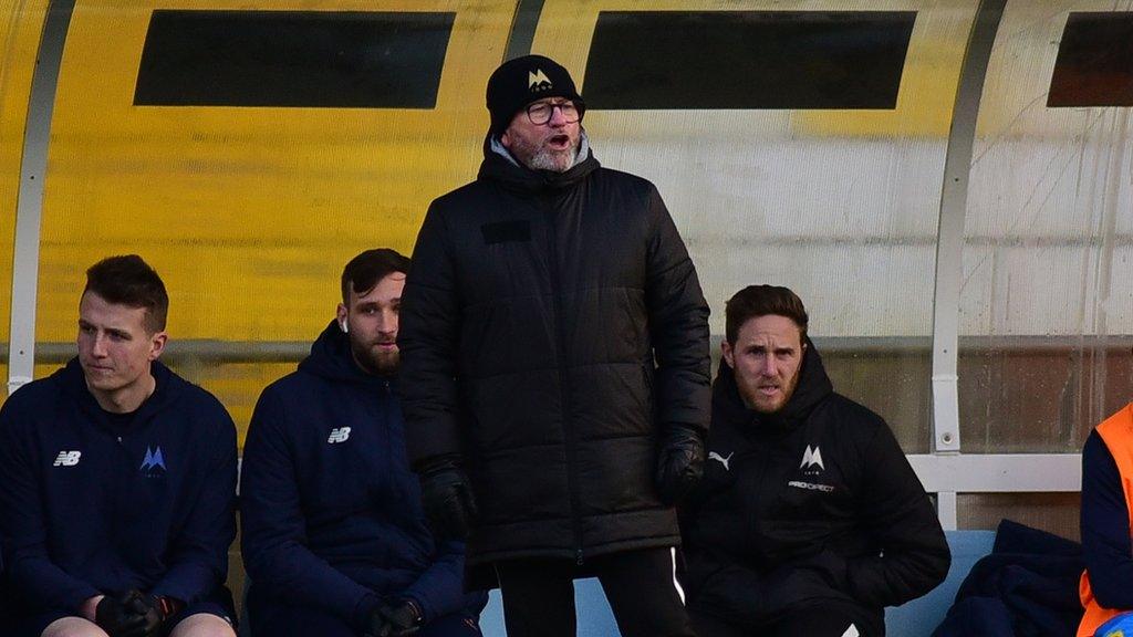 Torquay United manager Gary Johnson