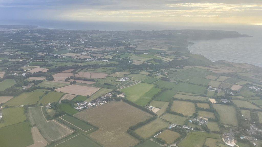 Aerial view of Jersey