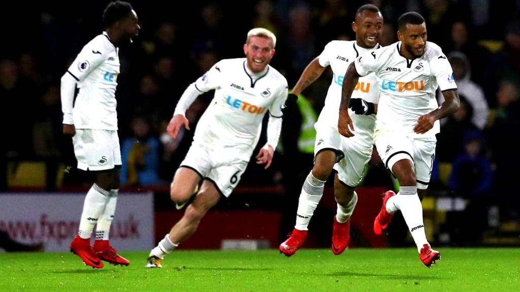 Swansea celebrate