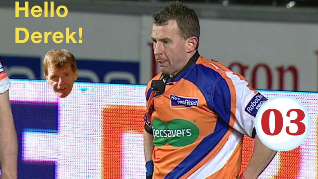 BBC Sport advent calendar Nigel Owens' best bits BBC Sport