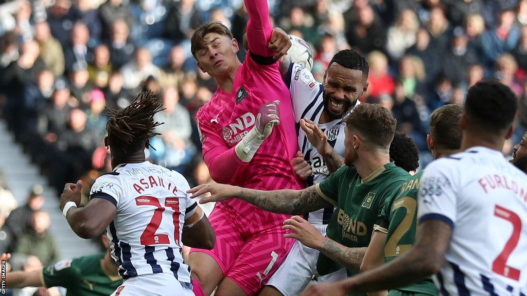 Michael Cooper in action at West Brom