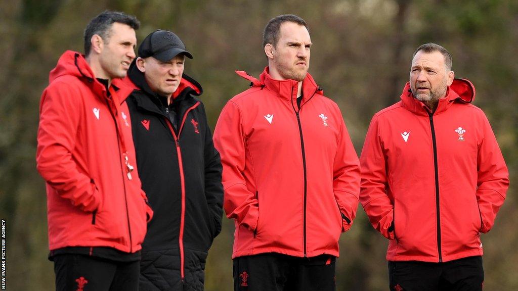 Wales' backroom staff