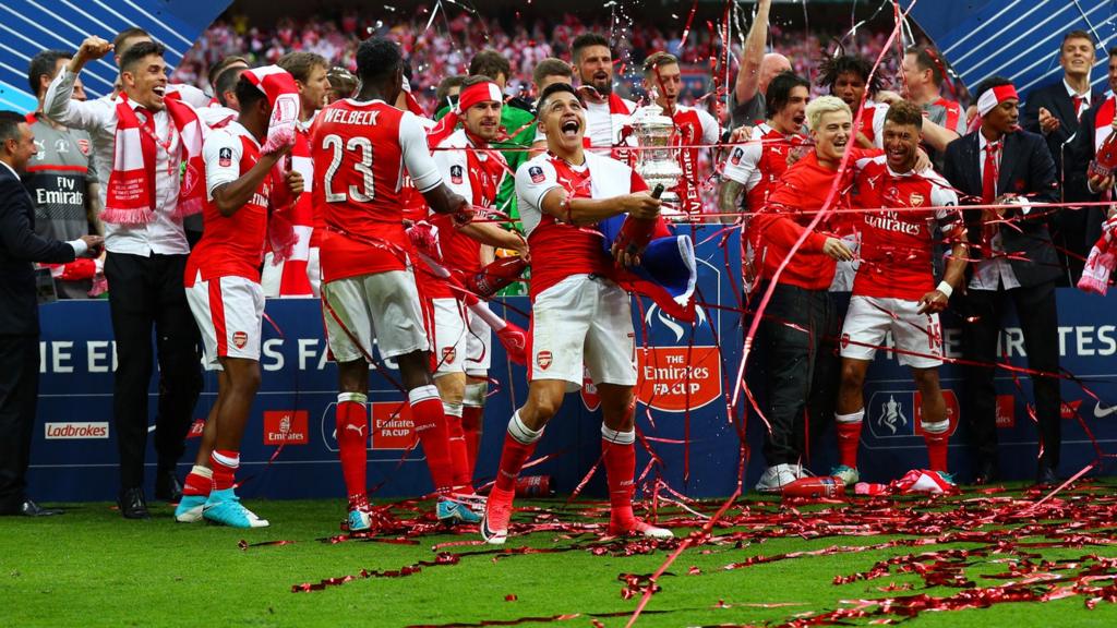 Arsenal celebrate