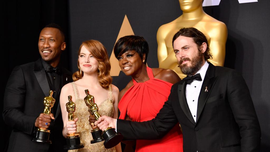 Mahershala Ali, Emma Stone, Viola Davis and Casey Affleck