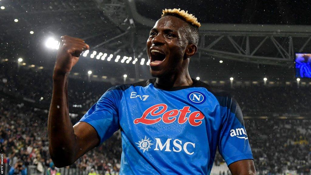 Napoli striker Victor Osimhen