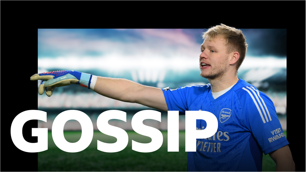 Gossip logo and Aaron Ramsdale