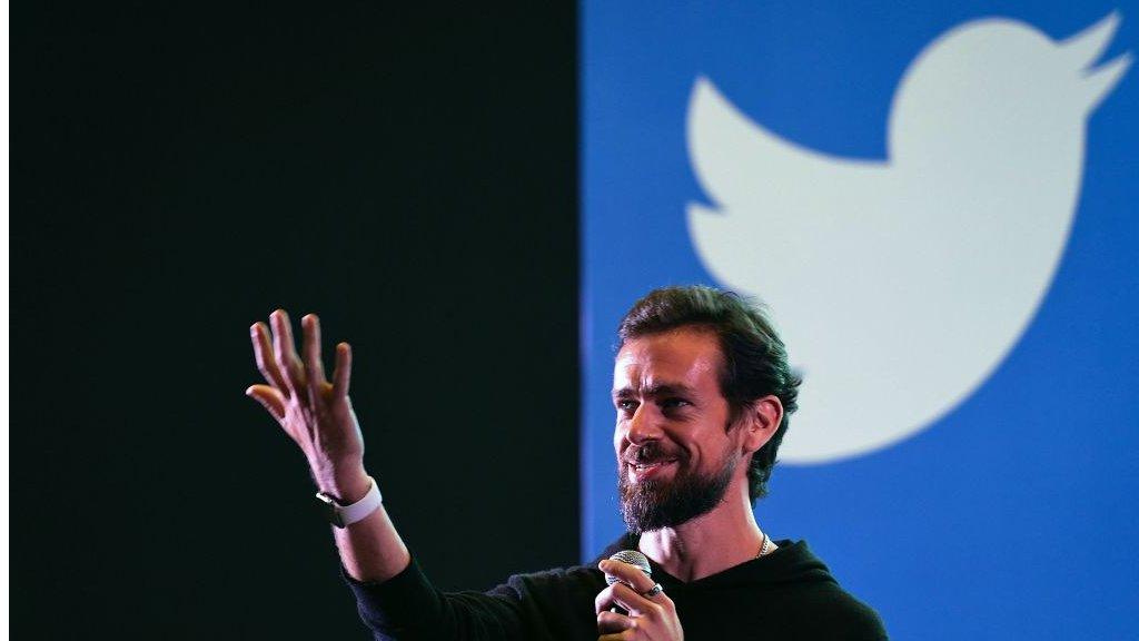 Twitter CEO and co-founder Jack Dorsey gestures while interacting with students at the Indian Institute of Technology (IIT) in New Delhi on November 12, 2018.