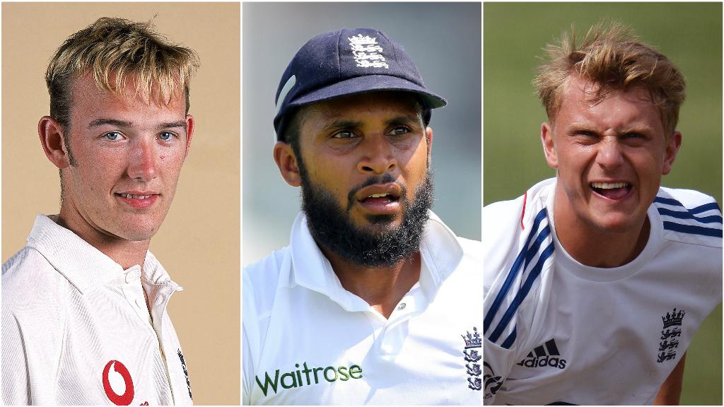 Chris Schofield, Adil Rashid and Scott Borthwick