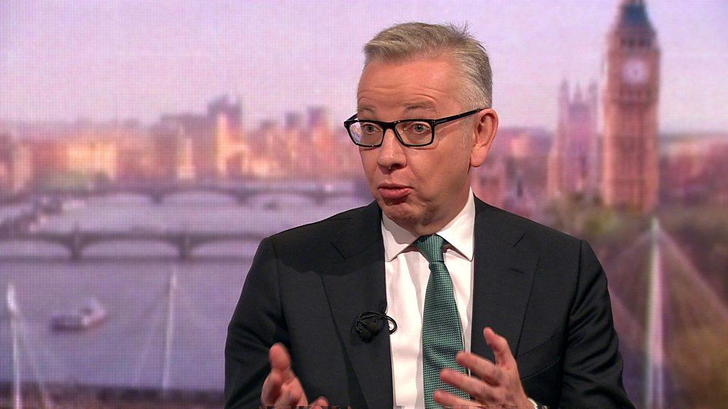 Cabinet Office minister Michael Gove