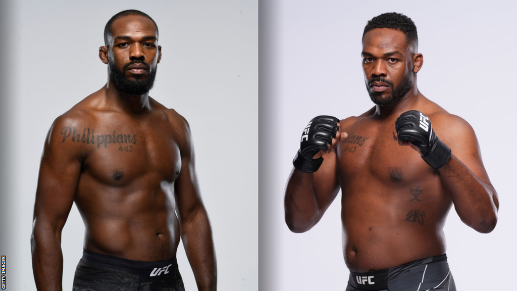 Jon Jones in 2019 and Jon Jones in 2023