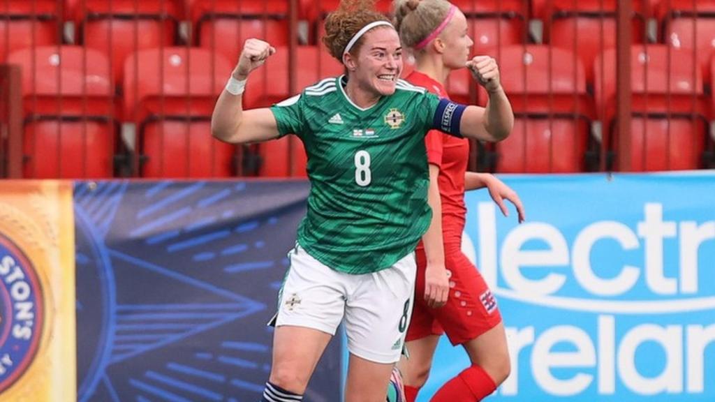 Skipper Marissa Callaghan put Northern Ireland ahead at Inver Park