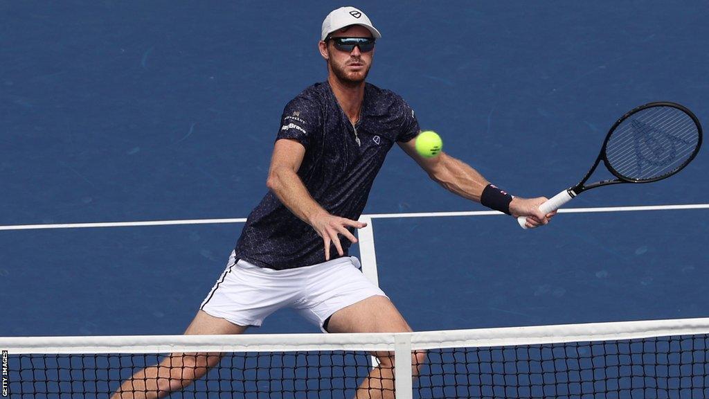 Jamie Murray playing at US Open