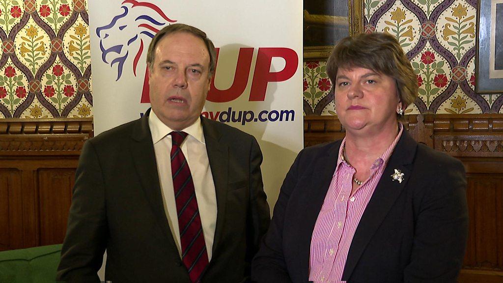 Nigel Dodds and Arlene Foster