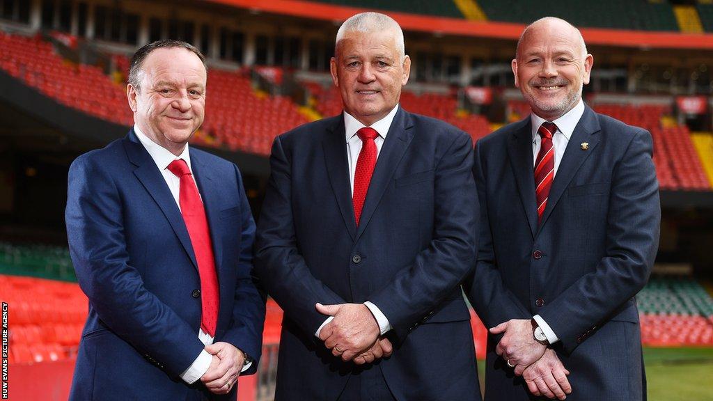 Steve Phillips, Warren Gatland a Ieuan Evans