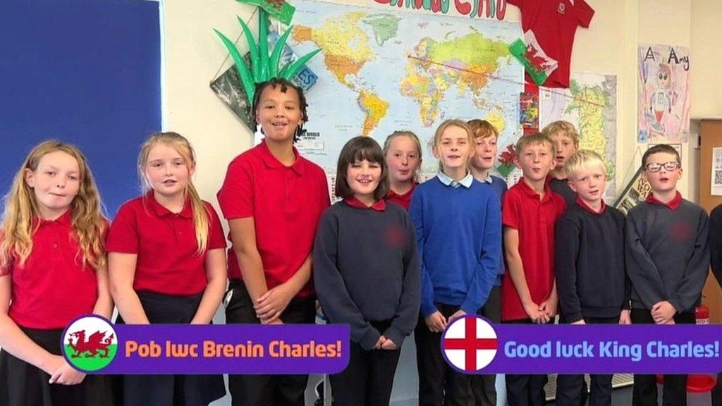 Charles III is making his first visit to Wales as king. Newsround's been to a school in Wales to hear how pupils there are feeling about the King's visit.