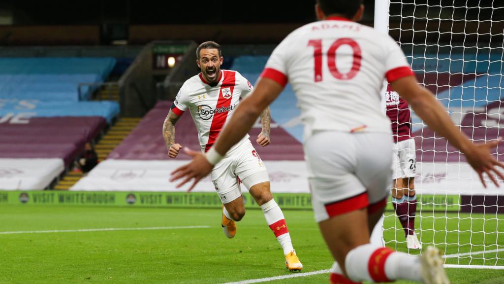 Danny Ings celebrates