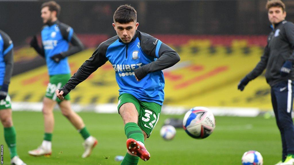 Adam O'Reilly made just one appearance for Preston after joining the Championship side as a youth player in 2016