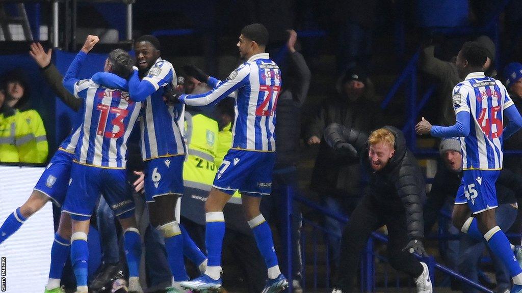 Sheffield Wednesday celebrate