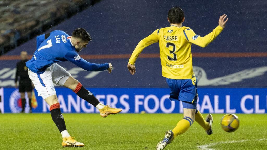 Scottish Premiership Rangers beat St Johnstone to restore 23point
