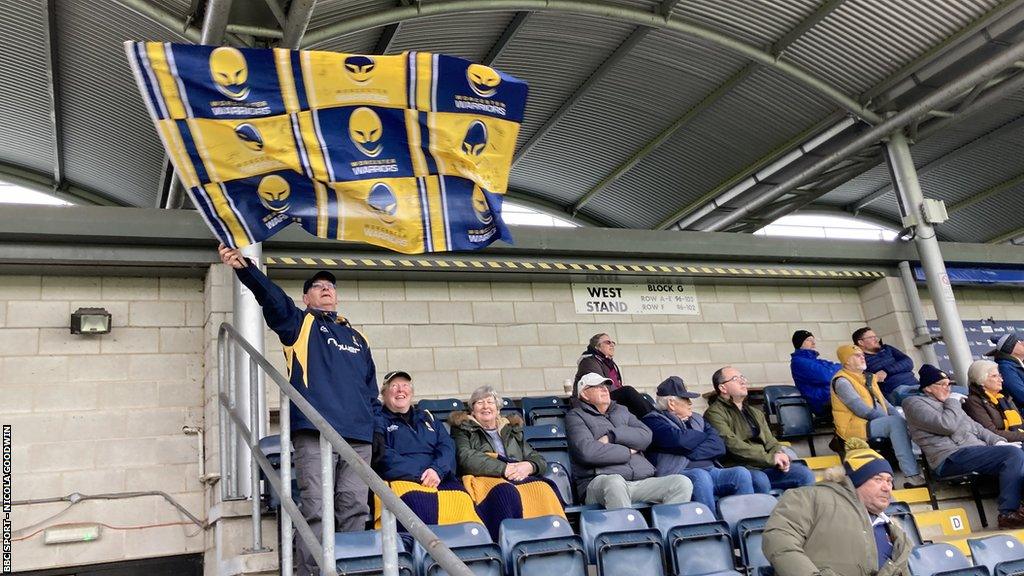 Worcester Warriors fans still head to Sixways to watch the Warriors women play in the Premier 15s