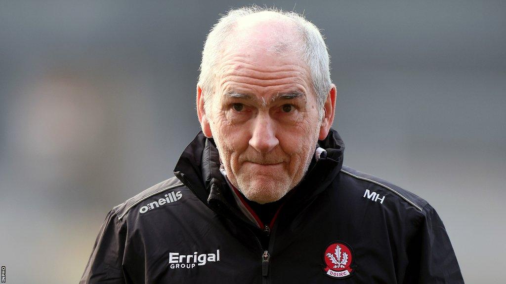 Derry manager Mickey Harte