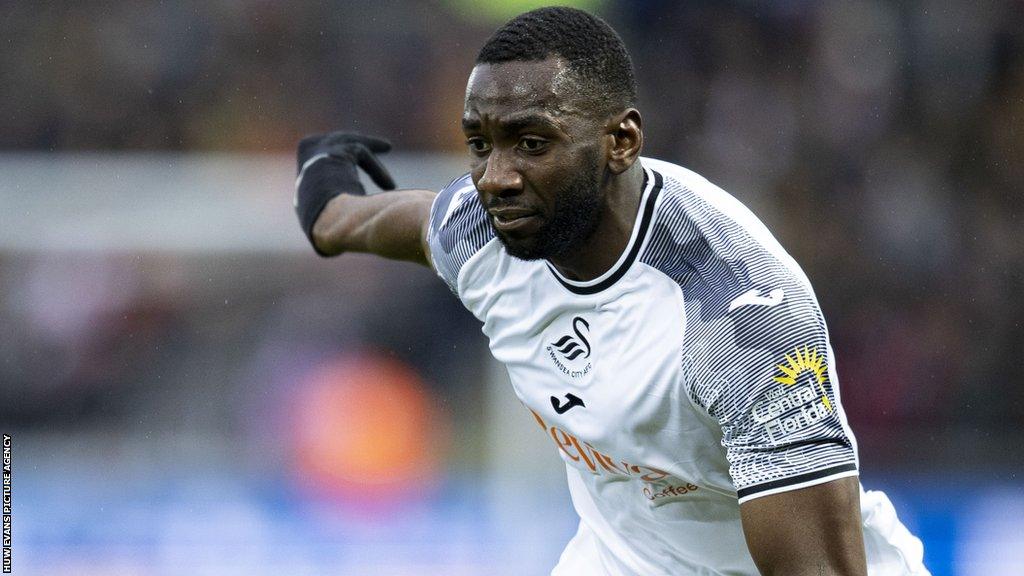 Yannick Bolasie in action for Swansea