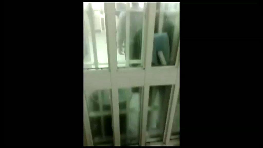 Footage from inside HMP Swaleside