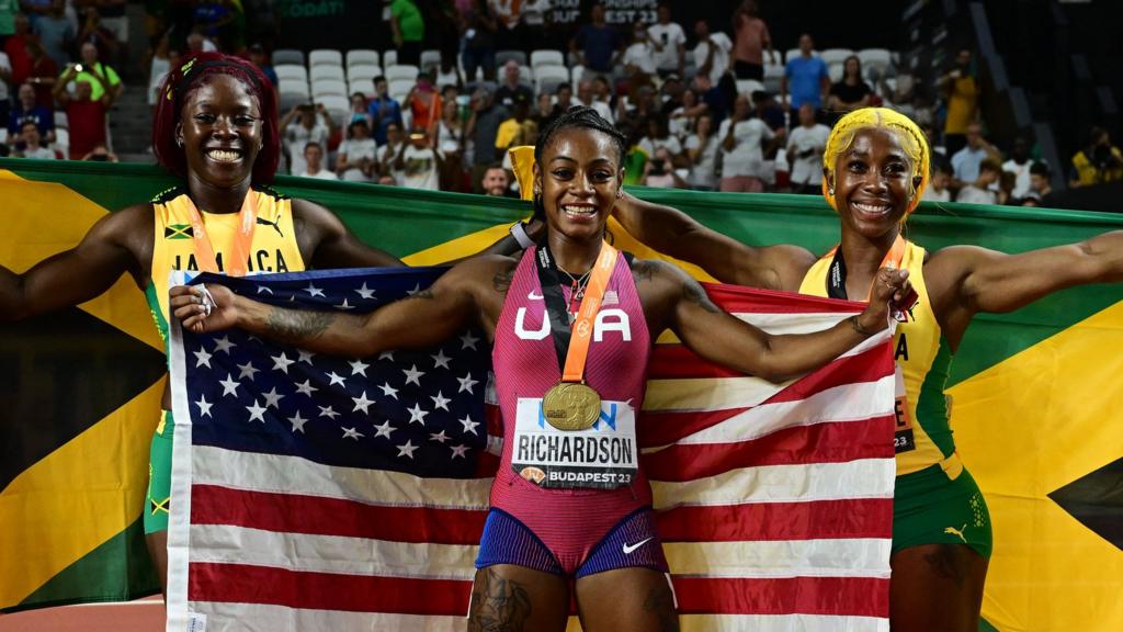 World Athletics Championships 2023 LIVE Sha Carri Richardson wins 100m gold with Dina Asher Smith eighth BBC Sport