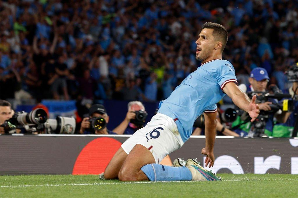 Rodrigo celebrates