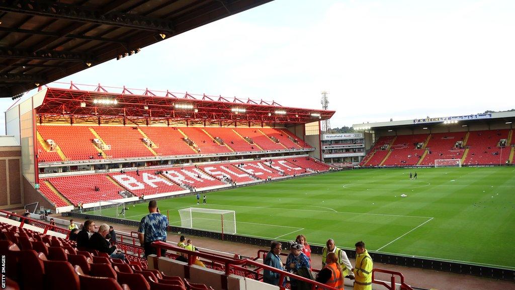 Oakwell stadium, Barnsley