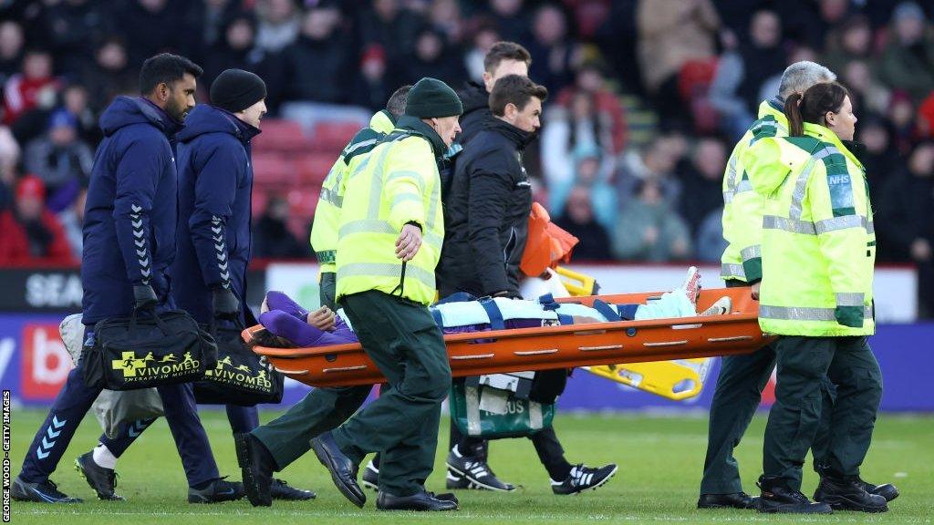 Callum O'Hare was stretchered off after suffering the injury just 10 minutes into the Boxing Day defeat at Bramall Lane