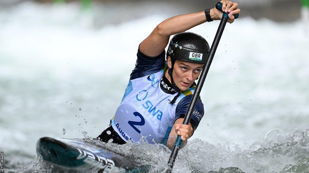 Team GB Canoeist Mallory Franklin