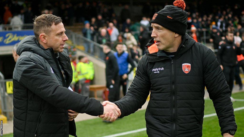 McGeeney shakes Donnelly's hand