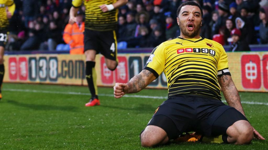 Troy Deeney celebrates