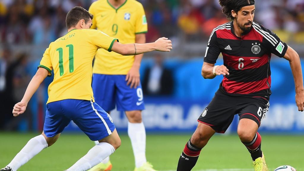 Oscar and Sami Khedira