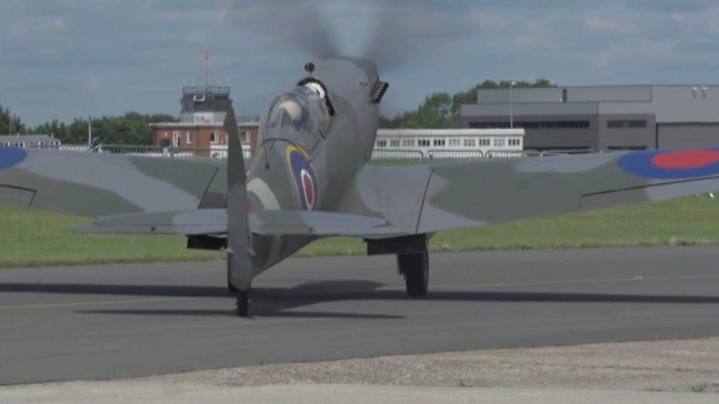 Spitfire takes off