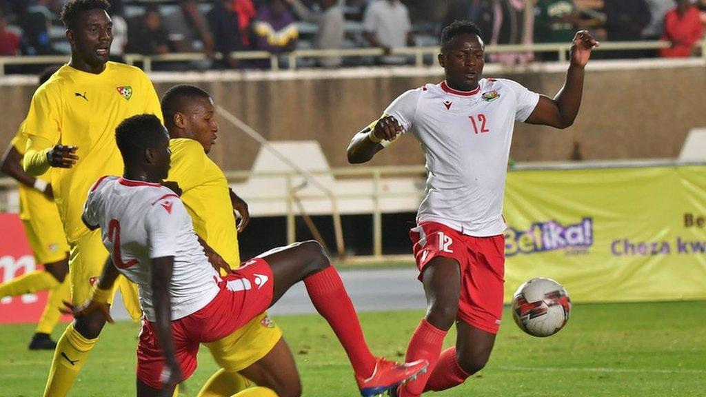 Victor Wanyama competes for the ball during a game