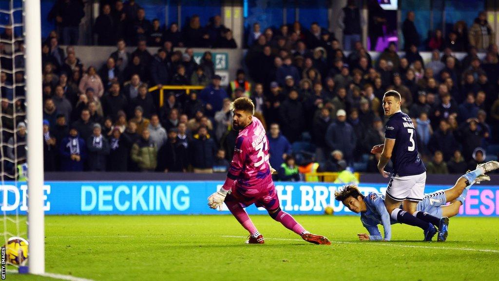 Tatsuhiro Sakamoto scores in Coventry's win at Millwall