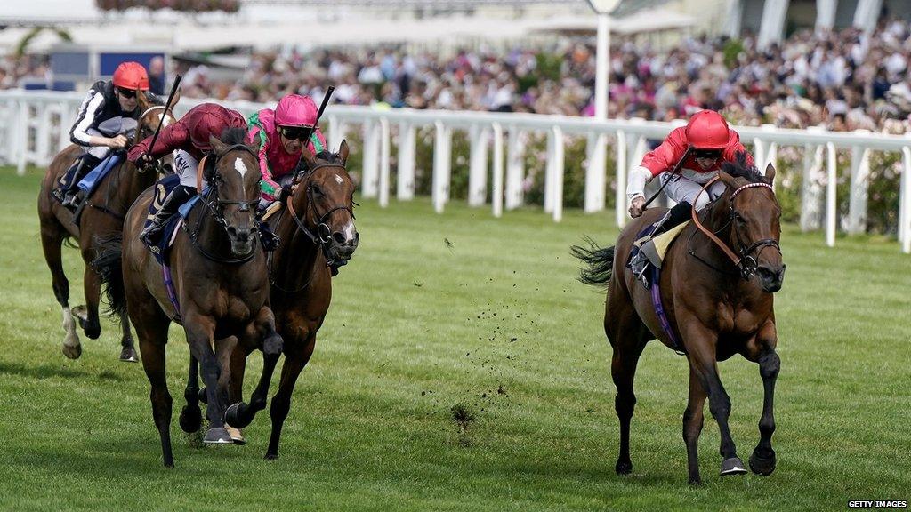 Rogue Millennium won the Duke of Cambridge Stakes at Royal Ascot