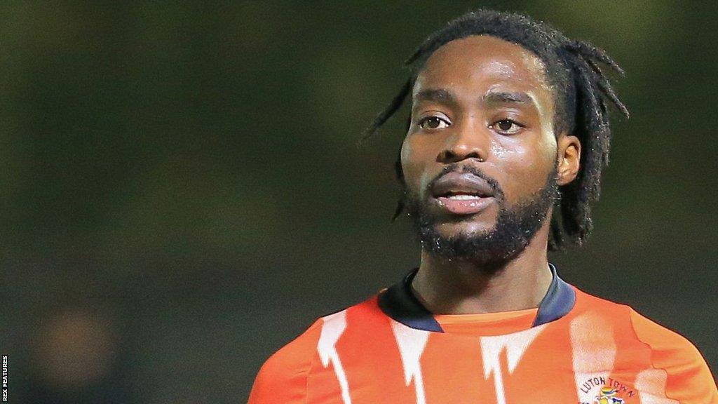 Fred Onyedinma was an 84th-minute substitute in Luton Town's victorious Championship play-off final win over Coventry City at Wembley in May