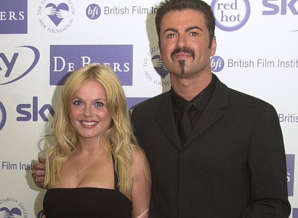 Geri Halliwell and George Michael