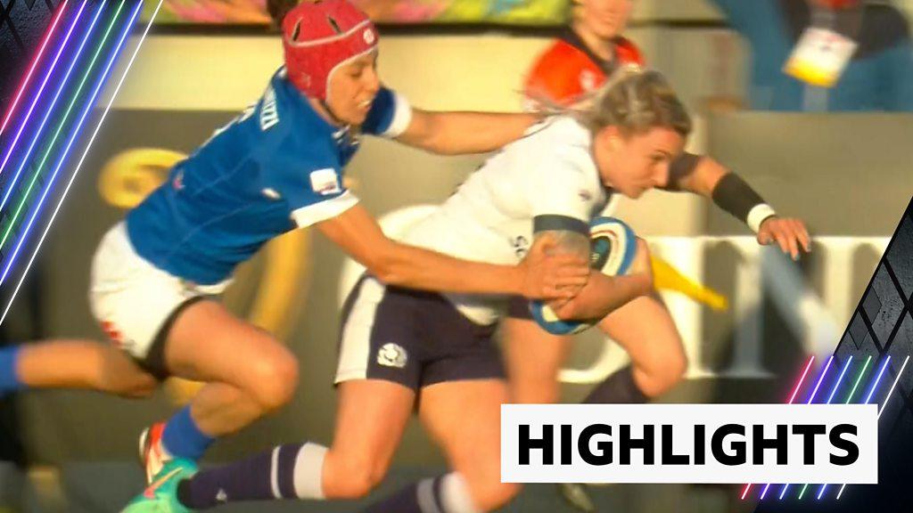 Scotland women earn first win in Italy this century