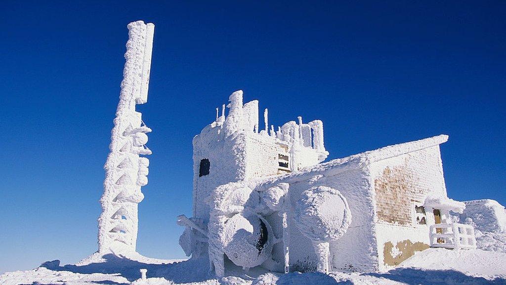 The Mount Washington Observatory weather station