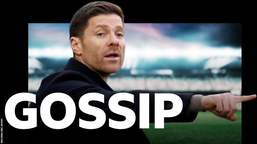 Xabi Alonso and the BBC Sport Gossip logo