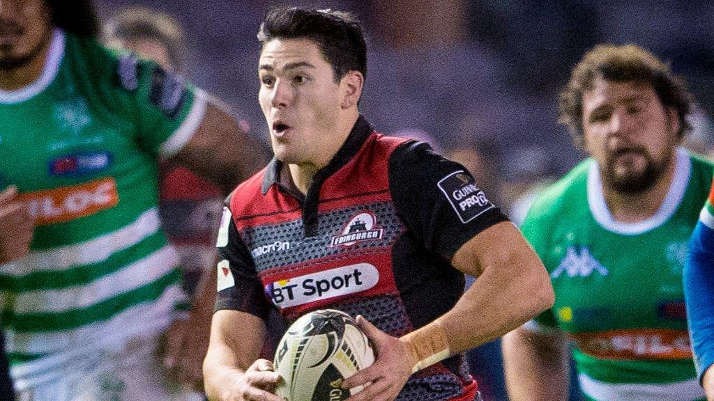 Edinburgh scrum-half Sam Hidalgo-Clyne