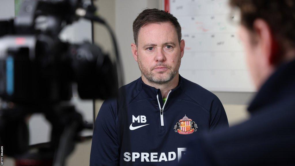 Sunderland head coach Michael Beale