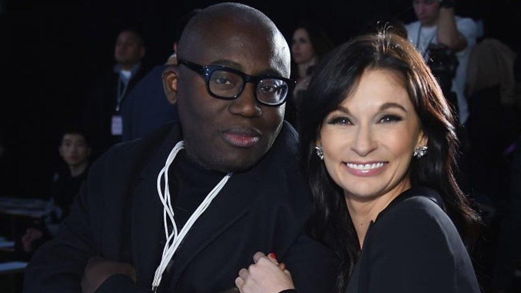 Edward Enninful and Julia Haart