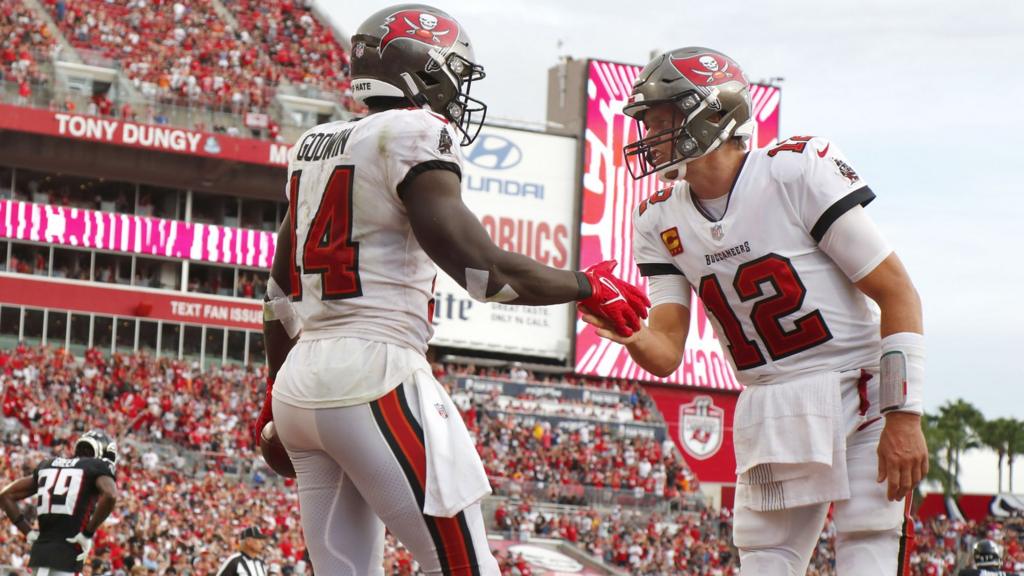 Chris Godwin and Tom Brady