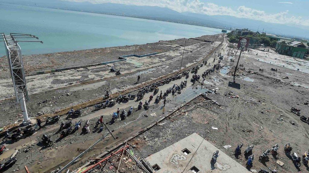 Taman Ria's beach in Palu. Photo: 30 September 2018